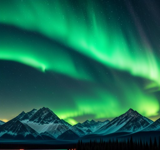 Northern lights in Alaska Tourism  