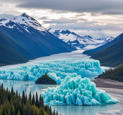 Mendenhall Glacier in Alaska Tourism 